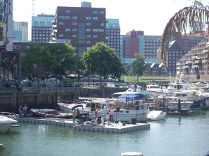 Gistermiddag; Midzomerfestival op de Entrepothaven. (foto: René Hoeflaak)