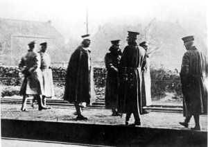 10 november 1918: Keizer Wilhelm II arriveert op station Eijsden in Zuid-Limburg (bron foto: Wikipedia, Bundes Archiv)