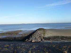 20 december 2013: Oosterscheldedijk bij Yerseke (foto: René Hoeflaak)