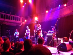 Amsterdam, Paradiso, 15 mei 2014: Drive By Truckers (Iphone foto: René Hoeflaak) 