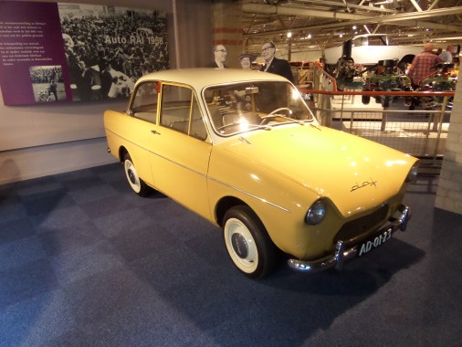 DAF Museum Eindhoven: De DAF 600 met variomatic versnelling (foto: René Hoeflaak)