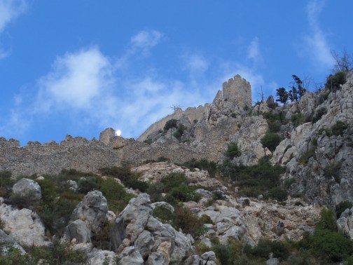 Noord-Cyprus: Duizend jaar oud Byzantijns kasteel van St. Hilarion (foto: René Hoeflaak)