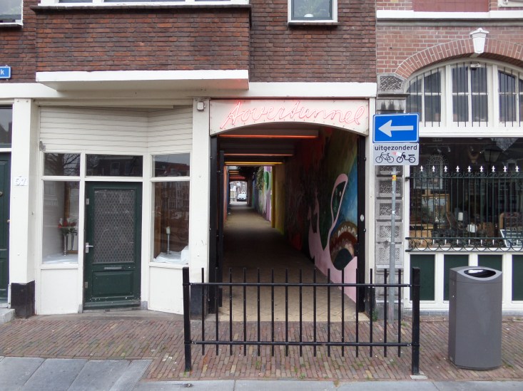 Rotterdam, december 2014: Tovertunnel, ingang Aelbrechtskolk (foto: René Hoeflaak) 