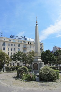 Oostenrijk, Wenen, 4 augustus 2016 : pilaar Karl Lueger (1844-1910) (foto: René Hoeflaak)