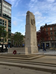 Manchester, St. Peter , Square: 21 oktober 2016: Manchester Cenotaph (foto: René Hoeflaak)